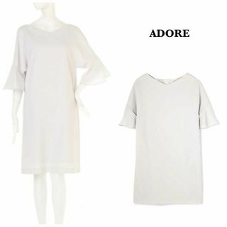 ADORE - 【ADORE】新品未使用＊ドライジョーゼットワンピース フレア