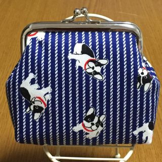 いぬ柄がま口財布(財布)