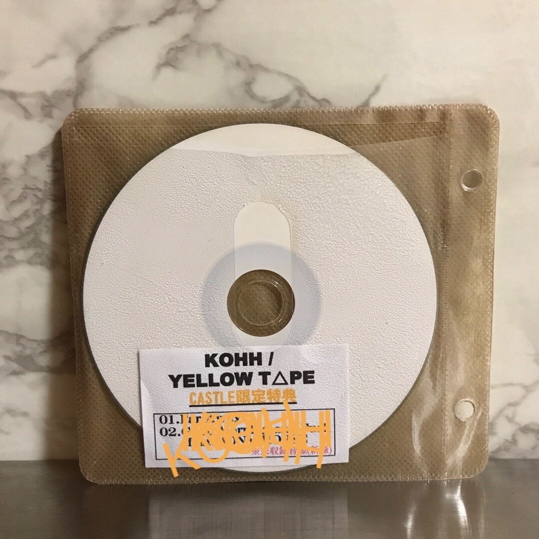 KOHH / YELLOW TAPE CASTLE限定 エンタメ/ホビーのCD(ヒップホップ/ラップ)の商品写真