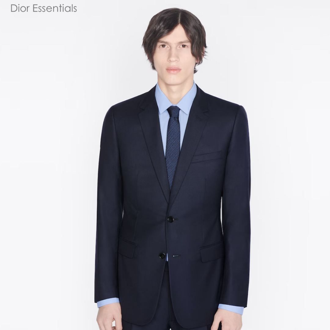 DIOR HOMME(ディオールオム)の新品未使用　ディオールオム　ネクタイ　ブルー　シルク メンズのファッション小物(ネクタイ)の商品写真