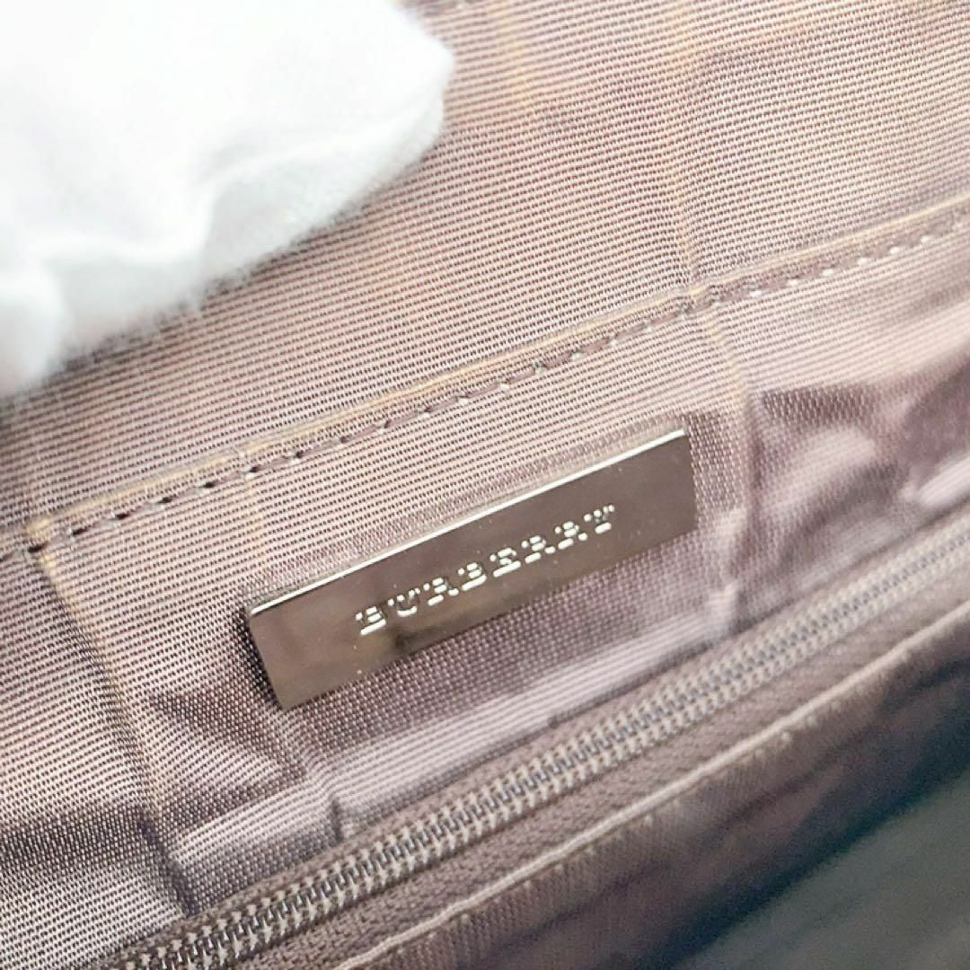 BURBERRY(バーバリー)の✨良品✨BURBERRY バーバリー　ノバチェック レザー ハンドバッグ レディースのバッグ(ハンドバッグ)の商品写真