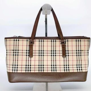 バーバリー(BURBERRY)の✨良品✨BURBERRY バーバリー　ノバチェック レザー ハンドバッグ(ハンドバッグ)