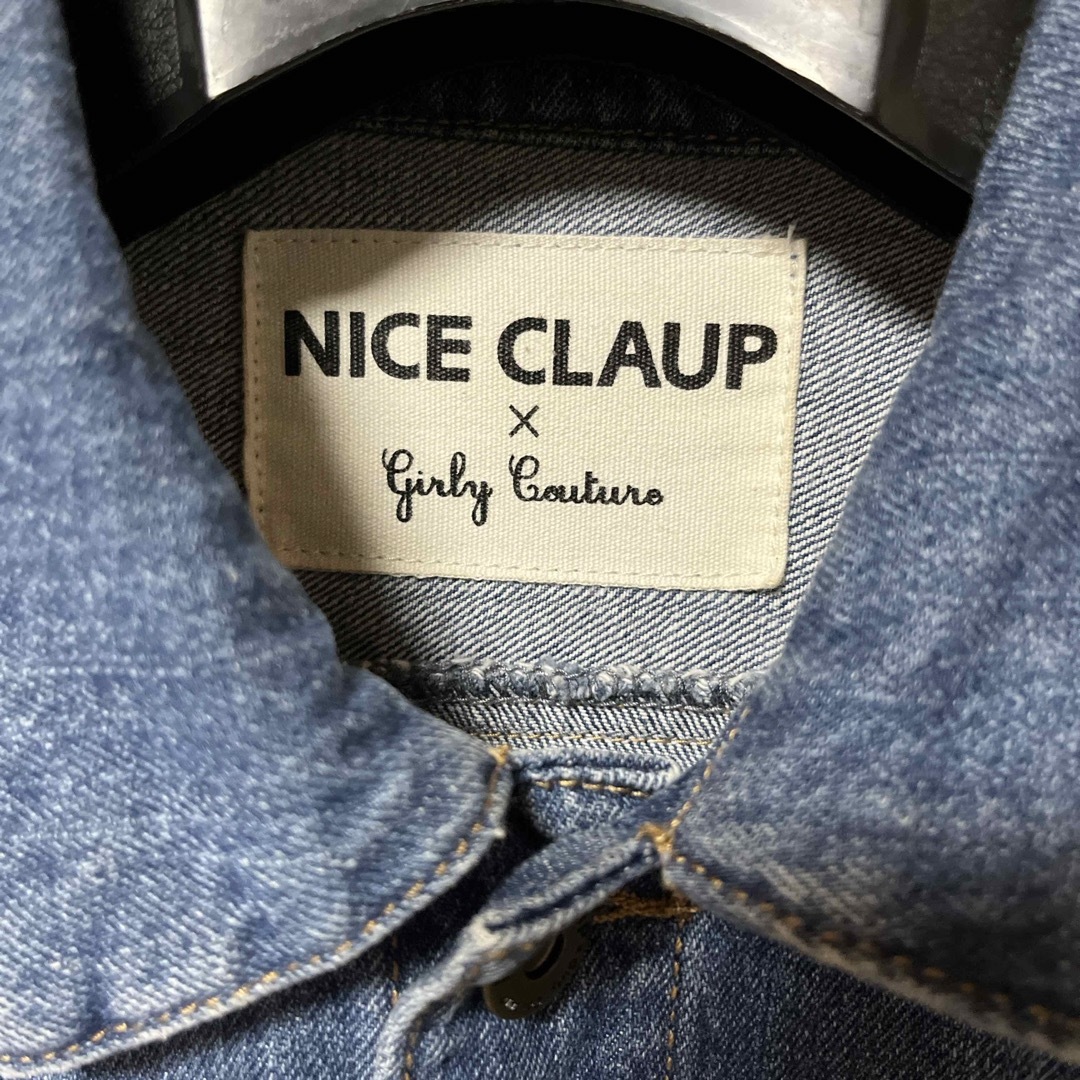 NICE CLAUP(ナイスクラップ)の✨値下げ✨美品✨【NICE CLAUP】Ｇジャン レディースのジャケット/アウター(Gジャン/デニムジャケット)の商品写真