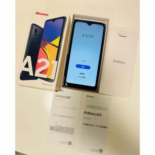 ギャラクシー(galaxxxy)のドコモGalaxy A21 SC-42A黒SIMロック解除SIMフリー利用制限〇(スマートフォン本体)