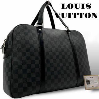 LOUIS VUITTON - LOUIS VUITTON トートバッグ ブリーフケース ダミエグラフィット 黒