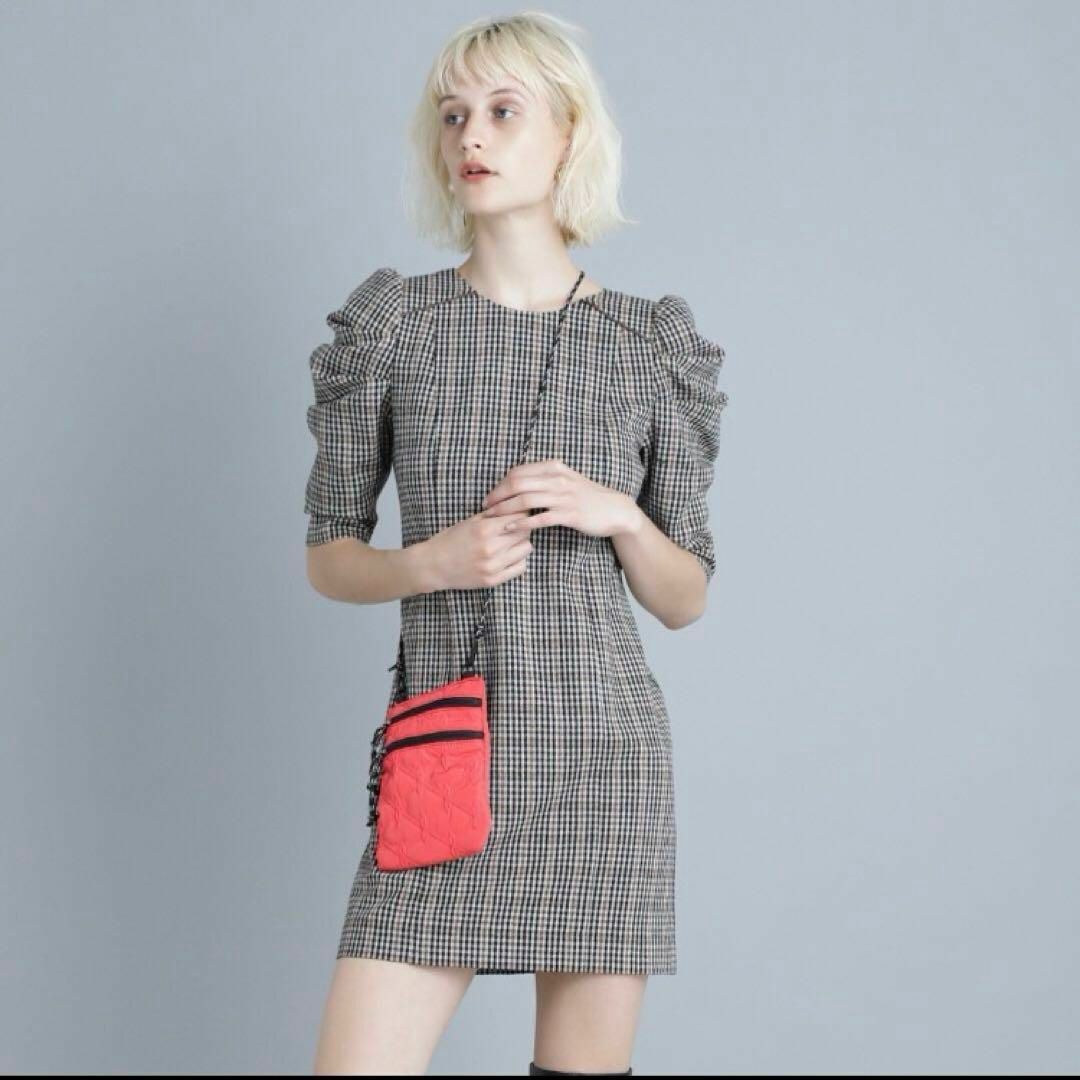 LILY BROWN リリーブラウン レトロ ワンピース ドレス パワー M