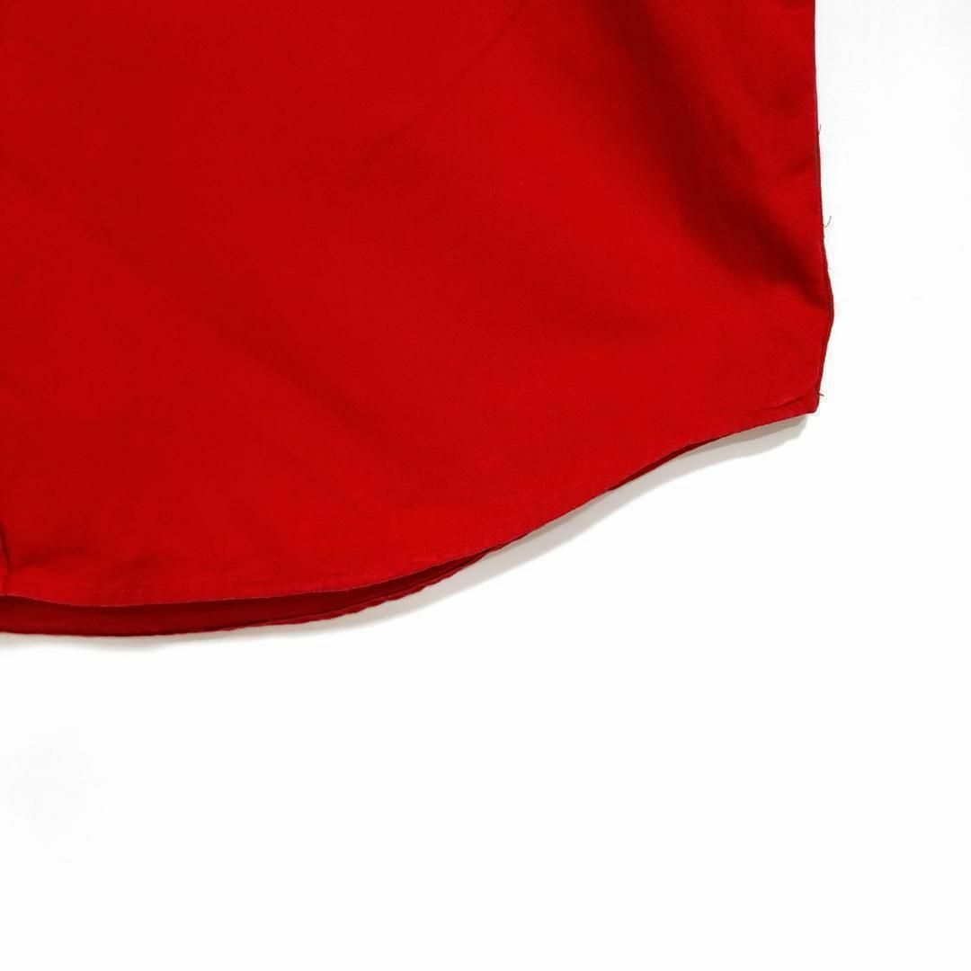 Karl Kani(カールカナイ)のKARL KANI カールカナイ ロゴ刺繍シャツ 無地 2XL レッド 赤 紺 メンズのトップス(Tシャツ/カットソー(半袖/袖なし))の商品写真