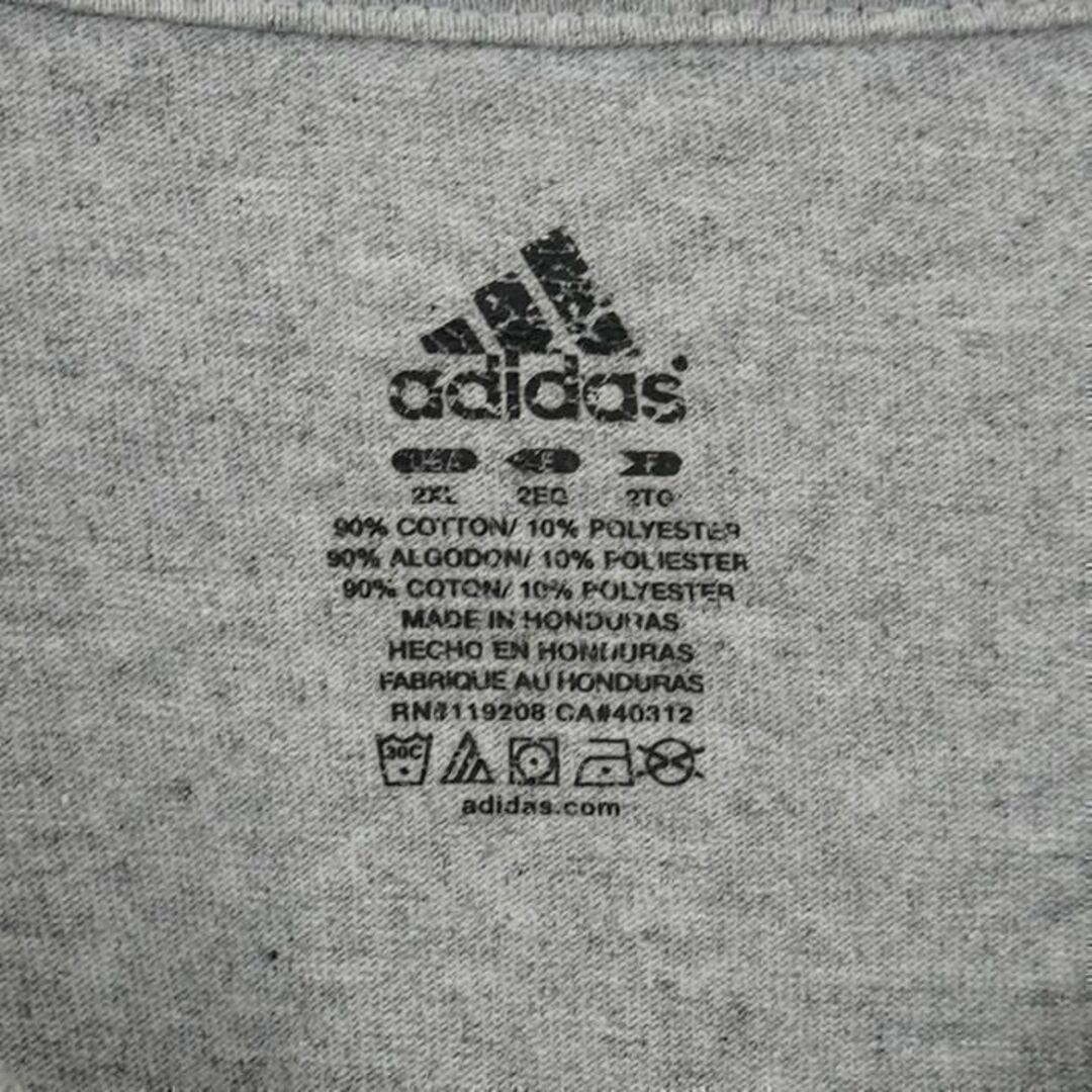 adidas(アディダス)のアディダス NBAファイナル2011 プリントTシャツ 2XL グレー 青 黒 メンズのトップス(Tシャツ/カットソー(半袖/袖なし))の商品写真