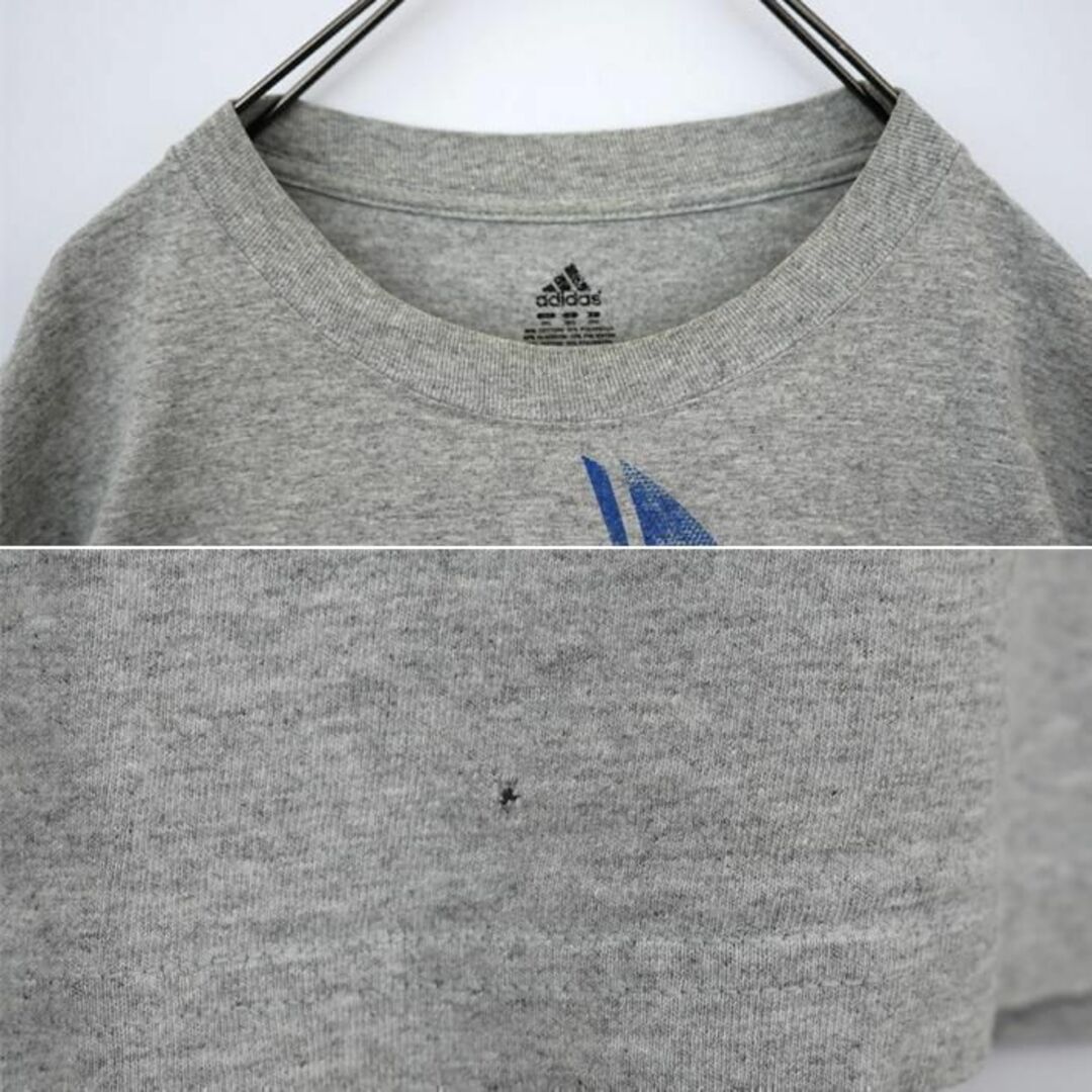 adidas(アディダス)のアディダス NBAファイナル2011 プリントTシャツ 2XL グレー 青 黒 メンズのトップス(Tシャツ/カットソー(半袖/袖なし))の商品写真