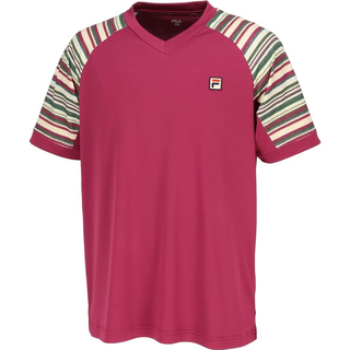 フィラ(FILA)のFILA フィラ テニスウェア 半袖Tシャツ VM5620レッド メンズM新品(ウェア)
