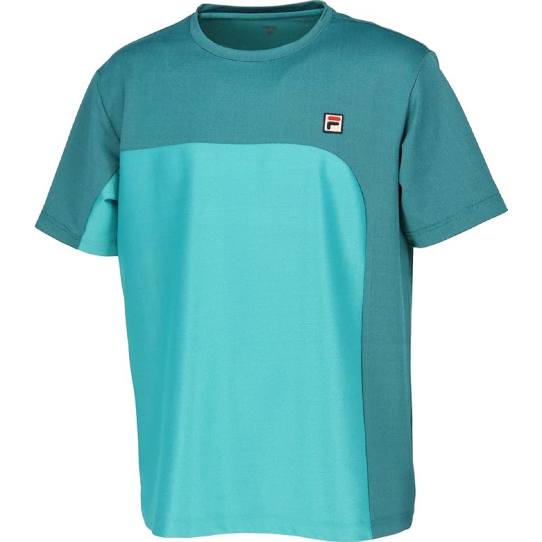 FILA(フィラ)のFILA フィラ テニスウェア 半袖Tシャツ VM5624グリーン メンズM新品 スポーツ/アウトドアのテニス(ウェア)の商品写真