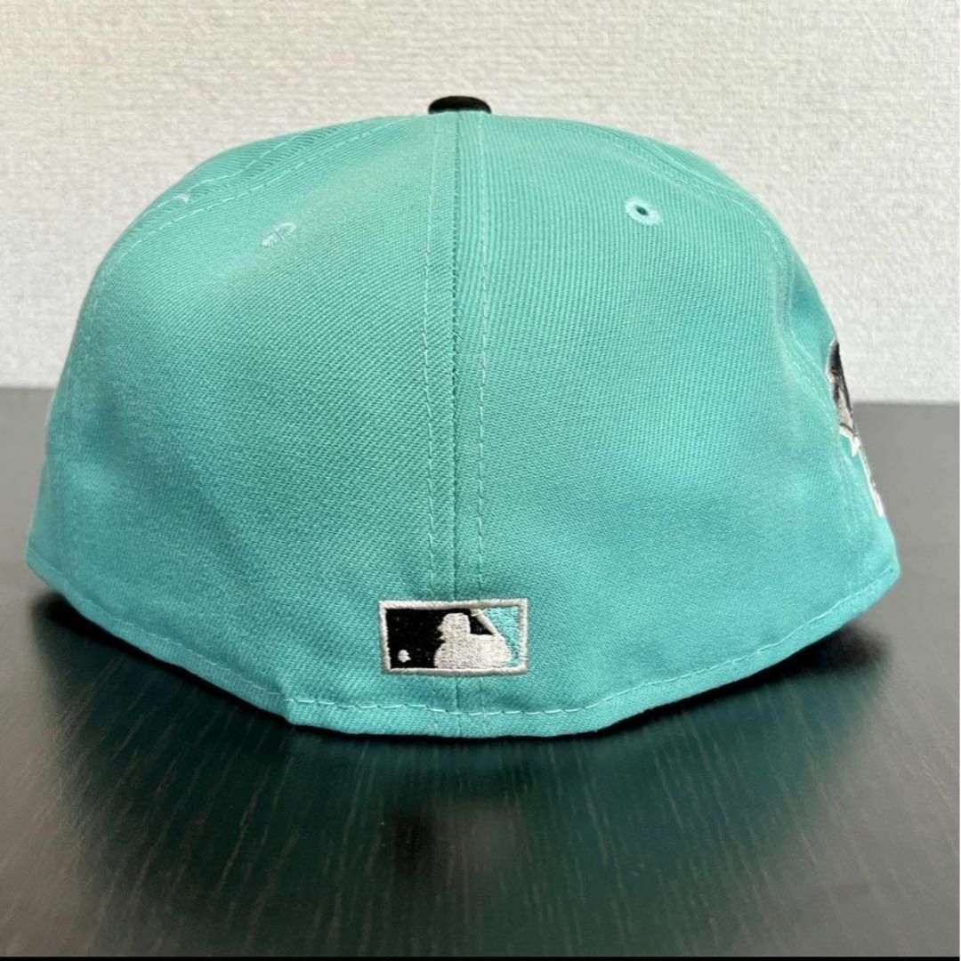 NEW ERA(ニューエラー)のNew Eraニューヨークヤンキース ティファニーブルー 白7 3/8 メンズの帽子(キャップ)の商品写真