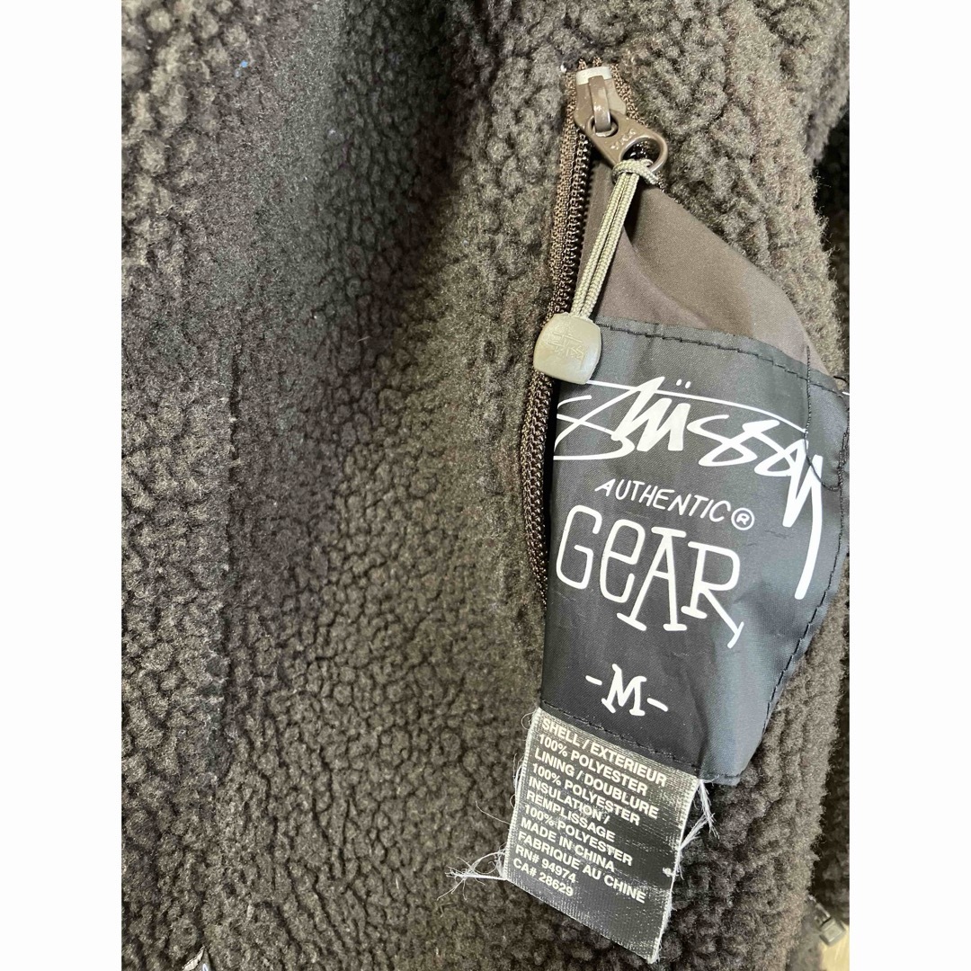 STUSSY(ステューシー)のSTUSSY リバーシブル キルティング中綿/ボアジャケット  Mサイズ メンズのジャケット/アウター(ダウンジャケット)の商品写真