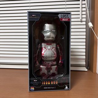 ベアブリック(BE@RBRICK)のmarvel happy くじ　アイアンマン(キャラクターグッズ)