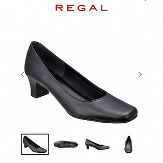 リーガル(REGAL)のREGAL 黒パンプス23.5cm(ハイヒール/パンプス)
