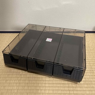 【匿名配送】カセットテープ収納ボックス　 45本収納(ケース/ボックス)