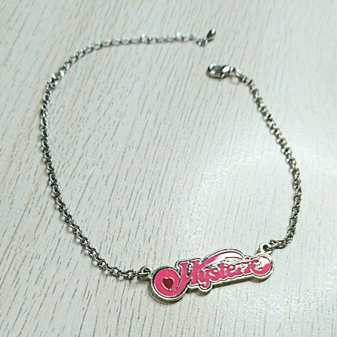 HYSTERIC GLAMOUR(ヒステリックグラマー)の★HYSTERICGLAMOUR★ブランドロゴプレートデザインアクセサリー★ レディースのアクセサリー(アンクレット)の商品写真