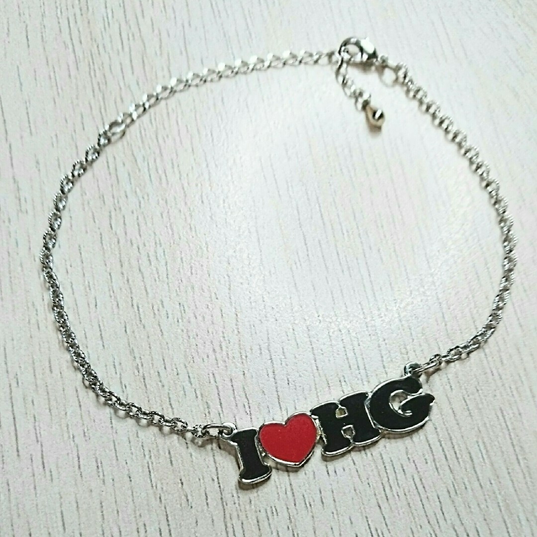 HYSTERIC GLAMOUR(ヒステリックグラマー)の★HYSTERICGLAMOUR★ロゴプレートデザインアクセサリー★ヒステリック レディースのアクセサリー(アンクレット)の商品写真