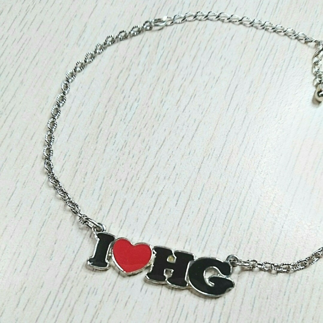 HYSTERIC GLAMOUR(ヒステリックグラマー)の★HYSTERICGLAMOUR★ロゴプレートデザインアクセサリー★ヒステリック レディースのアクセサリー(アンクレット)の商品写真