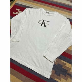 Calvin Klein - 未使用✨ カルバンクライン ロンT グク 白 Tシャツ