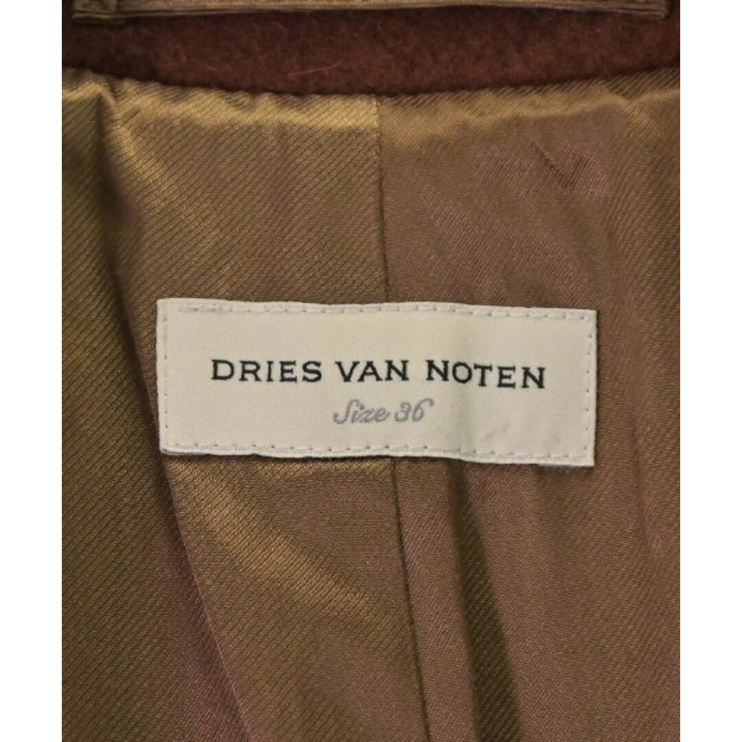 DRIES VAN NOTEN(ドリスヴァンノッテン)のDRIES VAN NOTEN コート（その他） 36(XS位) 茶 【古着】【中古】 レディースのジャケット/アウター(その他)の商品写真