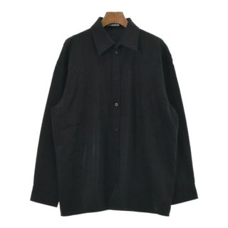 バレンシアガ(Balenciaga)のBALENCIAGA バレンシアガ カジュアルシャツ 34(XXS位) 黒 【古着】【中古】(シャツ/ブラウス(長袖/七分))