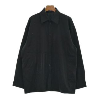 バレンシアガ(Balenciaga)のBALENCIAGA バレンシアガ カジュアルシャツ 34(XXS位) 黒 【古着】【中古】(シャツ/ブラウス(長袖/七分))