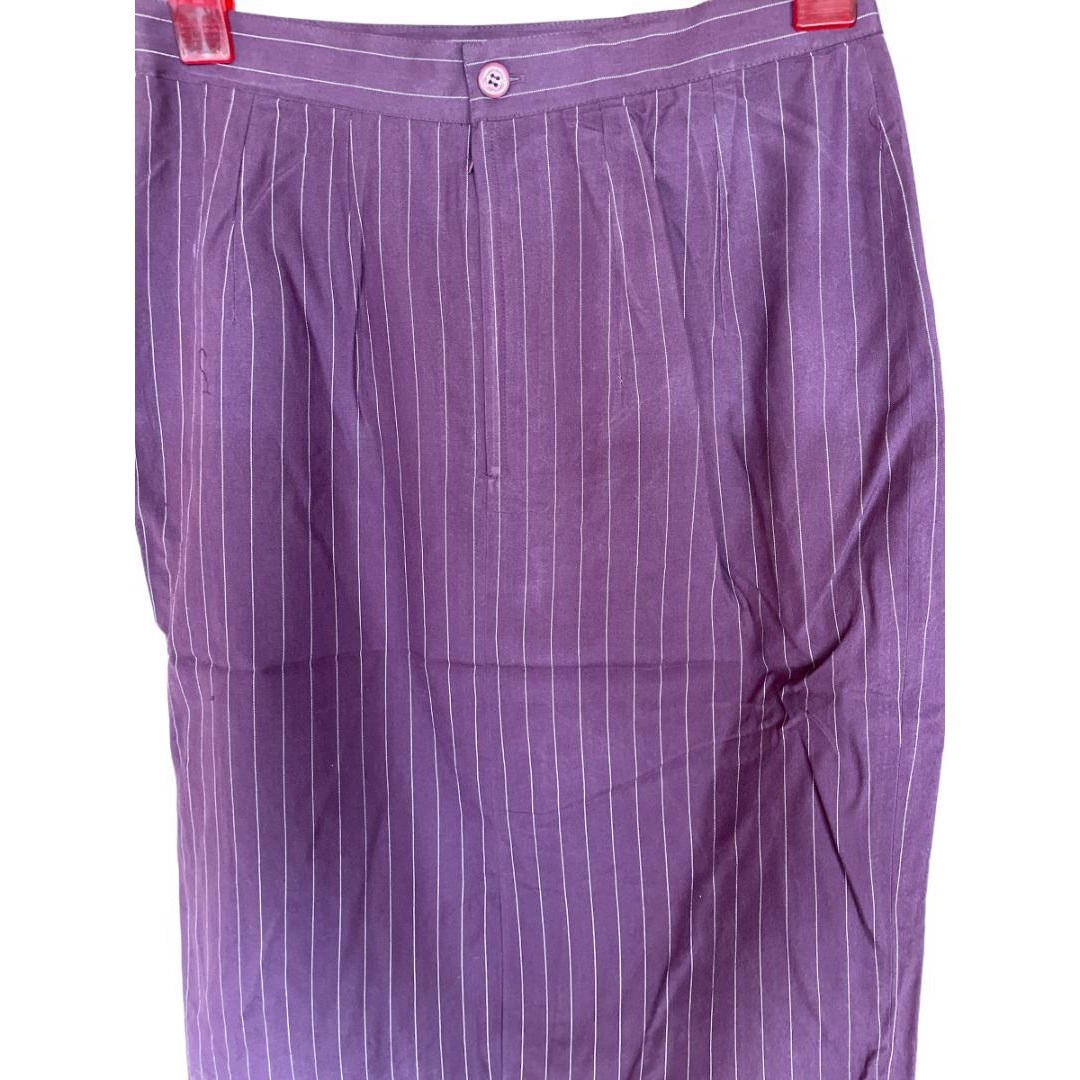 jasmi silk Lサイズ　紫　春用スカート　新品未使用[送料込み] L レディースのスカート(ひざ丈スカート)の商品写真