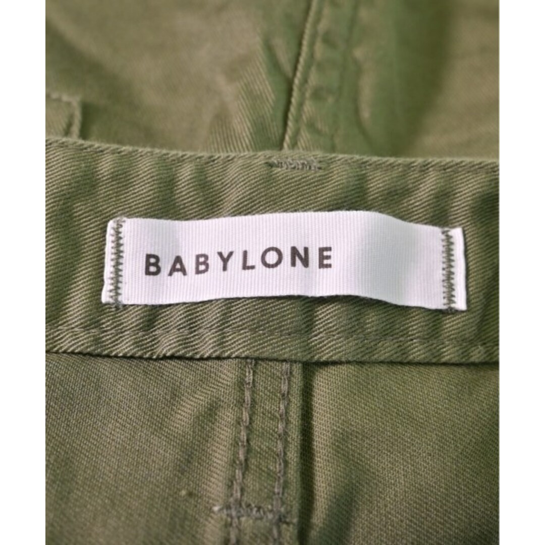 BABYLONE(バビロン)のBABYLONE バビロン ひざ丈スカート 38(M位) カーキ 【古着】【中古】 レディースのスカート(ひざ丈スカート)の商品写真