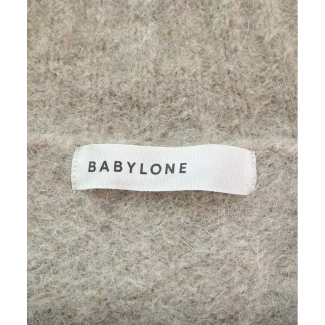 BABYLONE(バビロン)のBABYLONE バビロン ニット・セーター 38(M位) ベージュ 【古着】【中古】 レディースのトップス(ニット/セーター)の商品写真