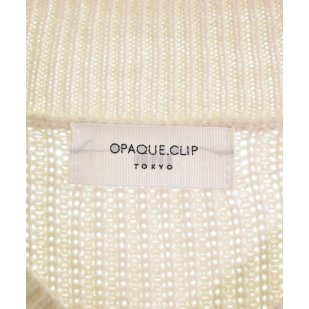 OPAQUE.CLIP(オペークドットクリップ)のOPAQUE.CLIP ニット・セーター 38(M位) ベージュ 【古着】【中古】 レディースのトップス(ニット/セーター)の商品写真