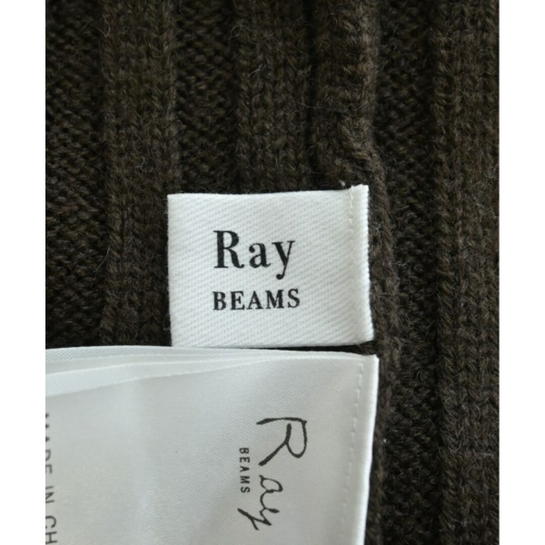 Ray BEAMS(レイビームス)のRay Beams レイビームス ニット・セーター F 茶 【古着】【中古】 レディースのトップス(ニット/セーター)の商品写真