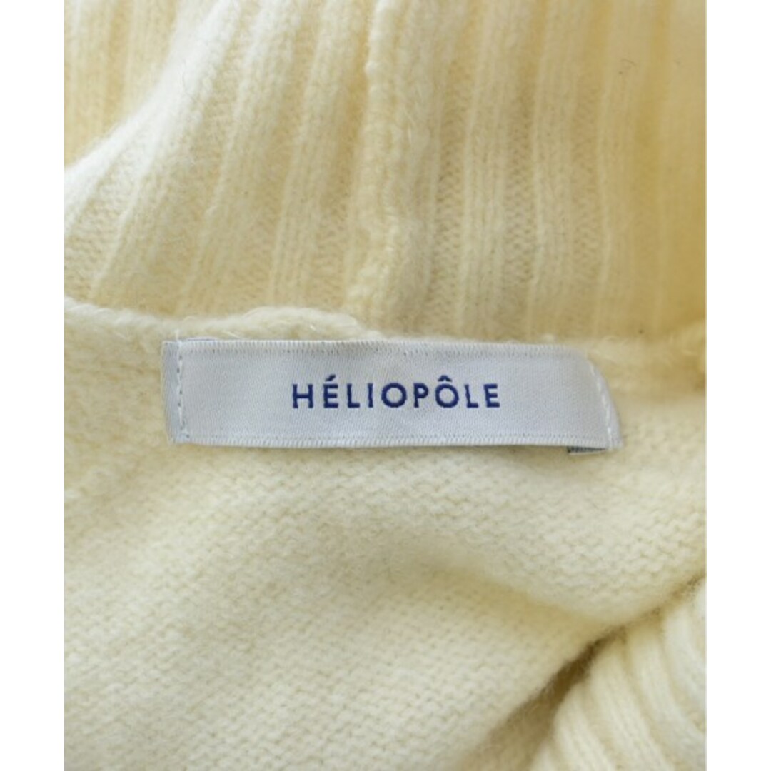 heliopole(エリオポール)のheliopole エリオポール ニット・セーター 38(M位) 白 【古着】【中古】 レディースのトップス(ニット/セーター)の商品写真