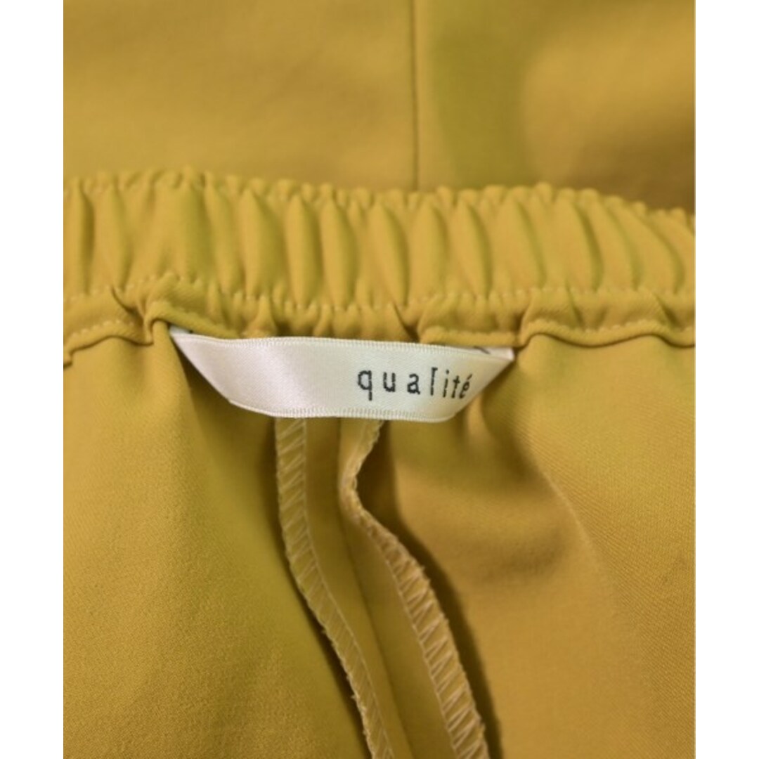 qualite(カリテ)のqualite カリテ パンツ（その他） 38(M位) 黄 【古着】【中古】 レディースのパンツ(その他)の商品写真