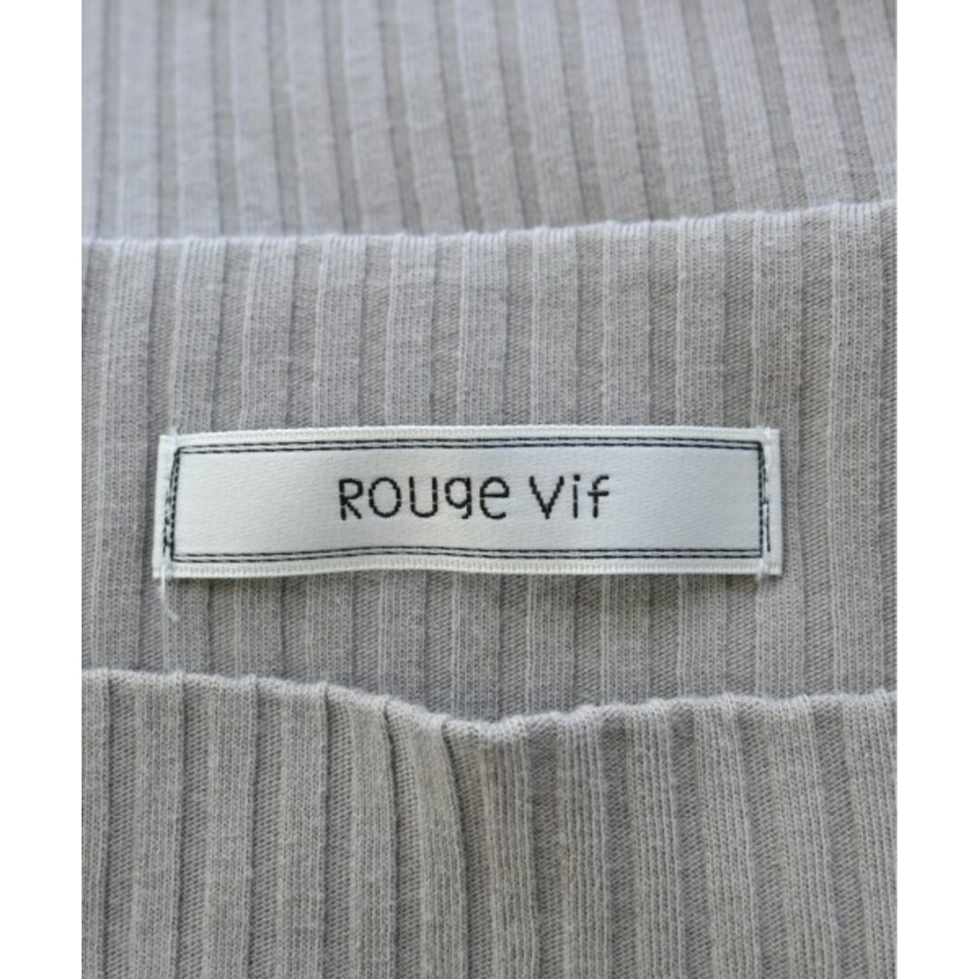 Rouge vif(ルージュヴィフ)のRouge vif ルージュヴィフ ニット・セーター -(XS位) ベージュ 【古着】【中古】 レディースのトップス(ニット/セーター)の商品写真