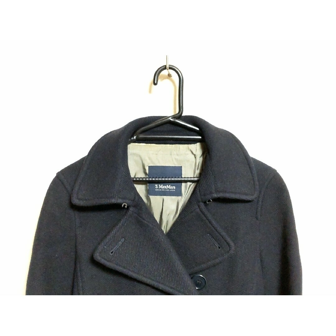 S Max Mara - S MAX MARA エスマックスマーラ Pコート ショート ウール S Max Mara - S MAX MARA エスマックスマーラ Pコート ショート ウール