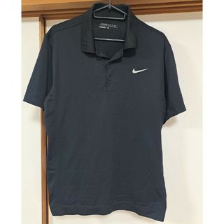 ナイキ(NIKE)の【美品】NIKE ゴルフウェア シャツ メンズ Mサイズ 黒(ウエア)