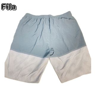 フィラ(FILA)のフィラ　ハーフパンツ　M 紺　グレー　紐付き(ショートパンツ)