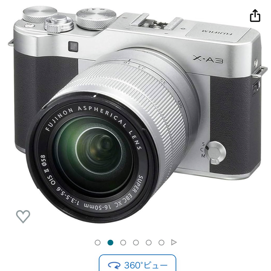 富士フイルム(フジフイルム)の富士フイルムX-A3 スマホ/家電/カメラのカメラ(ミラーレス一眼)の商品写真