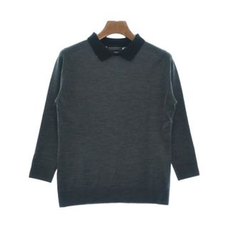 ジョンスメドレー(JOHN SMEDLEY)のJOHN SMEDLEY ジョンスメドレー カーディガン M グレー 【古着】【中古】(カーディガン)