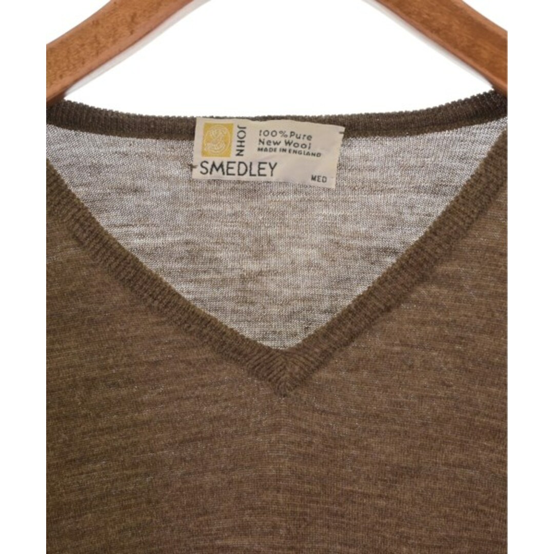 JOHN SMEDLEY(ジョンスメドレー)のJOHN SMEDLEY ジョンスメドレー ニット・セーター M 茶 【古着】【中古】 メンズのトップス(ニット/セーター)の商品写真