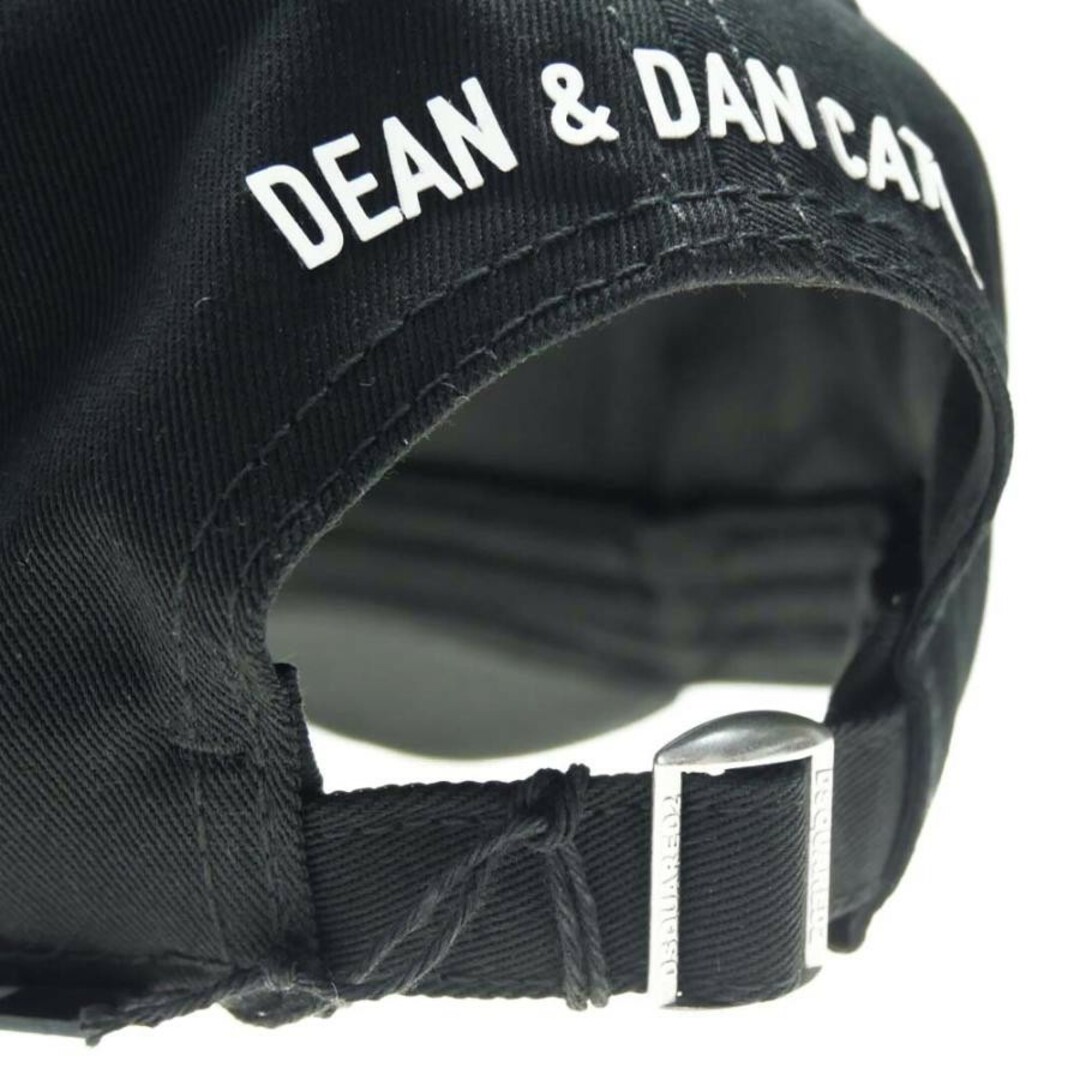 DSQUARED2(ディースクエアード)のDSQUARED2 ディースクエアード 帽子 ブラック ダメージ加工 メンズの帽子(キャップ)の商品写真