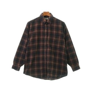 エルエルビーン(L.L.Bean)のL.L.Bean エルエルビーン カジュアルシャツ M 紺x赤x白(チェック) 【古着】【中古】(シャツ)