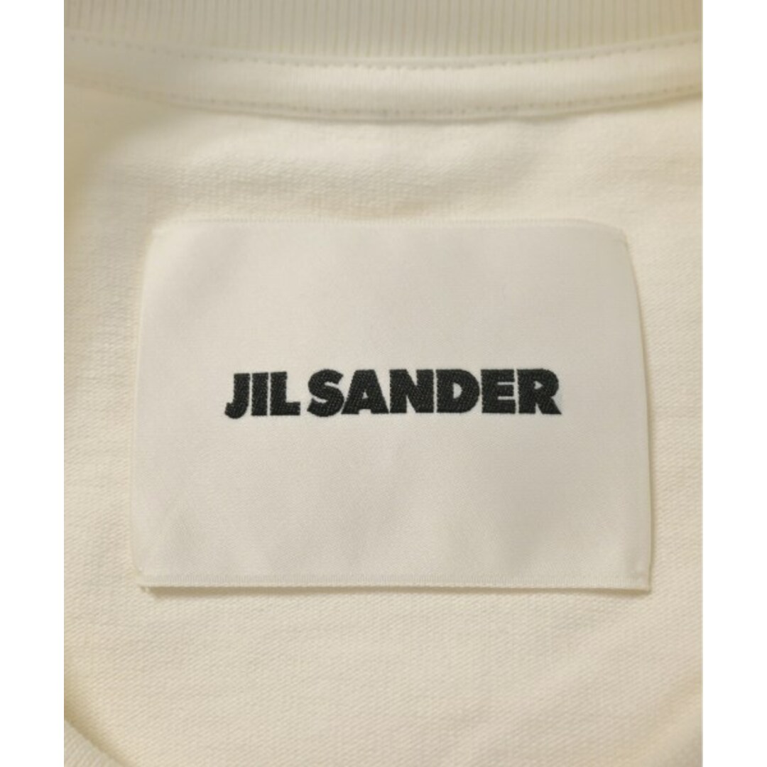 Jil Sander(ジルサンダー)のJIL SANDER ジルサンダー Tシャツ・カットソー 38(S位) 白 【古着】【中古】 メンズのトップス(Tシャツ/カットソー(半袖/袖なし))の商品写真