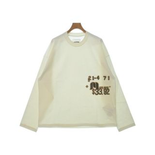 ジルサンダー(Jil Sander)のJIL SANDER ジルサンダー Tシャツ・カットソー 38(S位) 白 【古着】【中古】(Tシャツ/カットソー(半袖/袖なし))