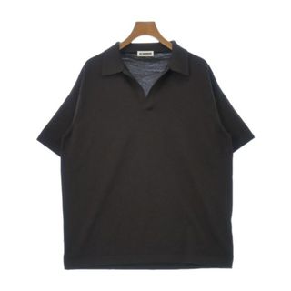 ジルサンダー(Jil Sander)のJIL SANDER ジルサンダー ポロシャツ 46(M位) エンジ 【古着】【中古】(ポロシャツ)