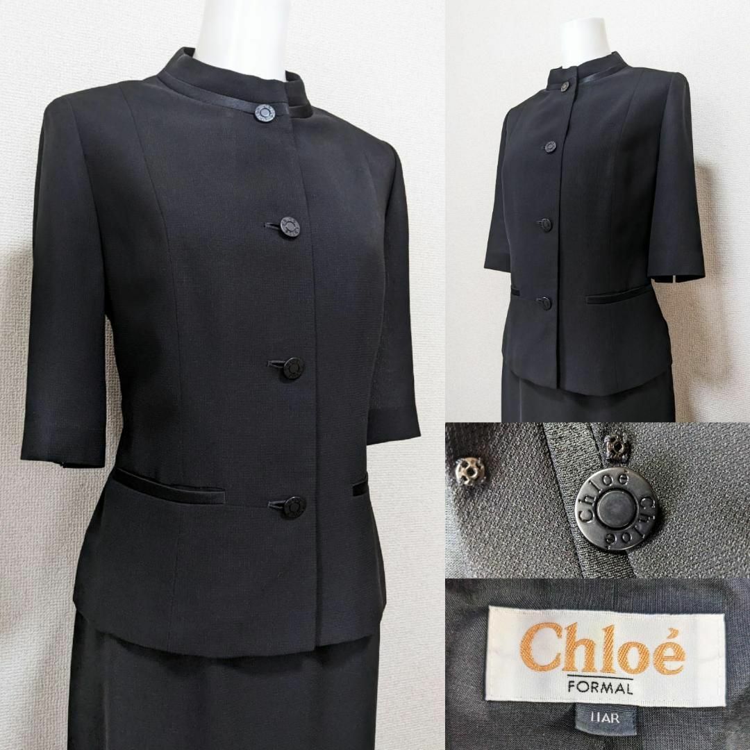 スーツ/フォーマル/ドレス⁑人気品セールR8【美品】クロエ　東京イギン　高級喪服礼服　ワンピーススーツ