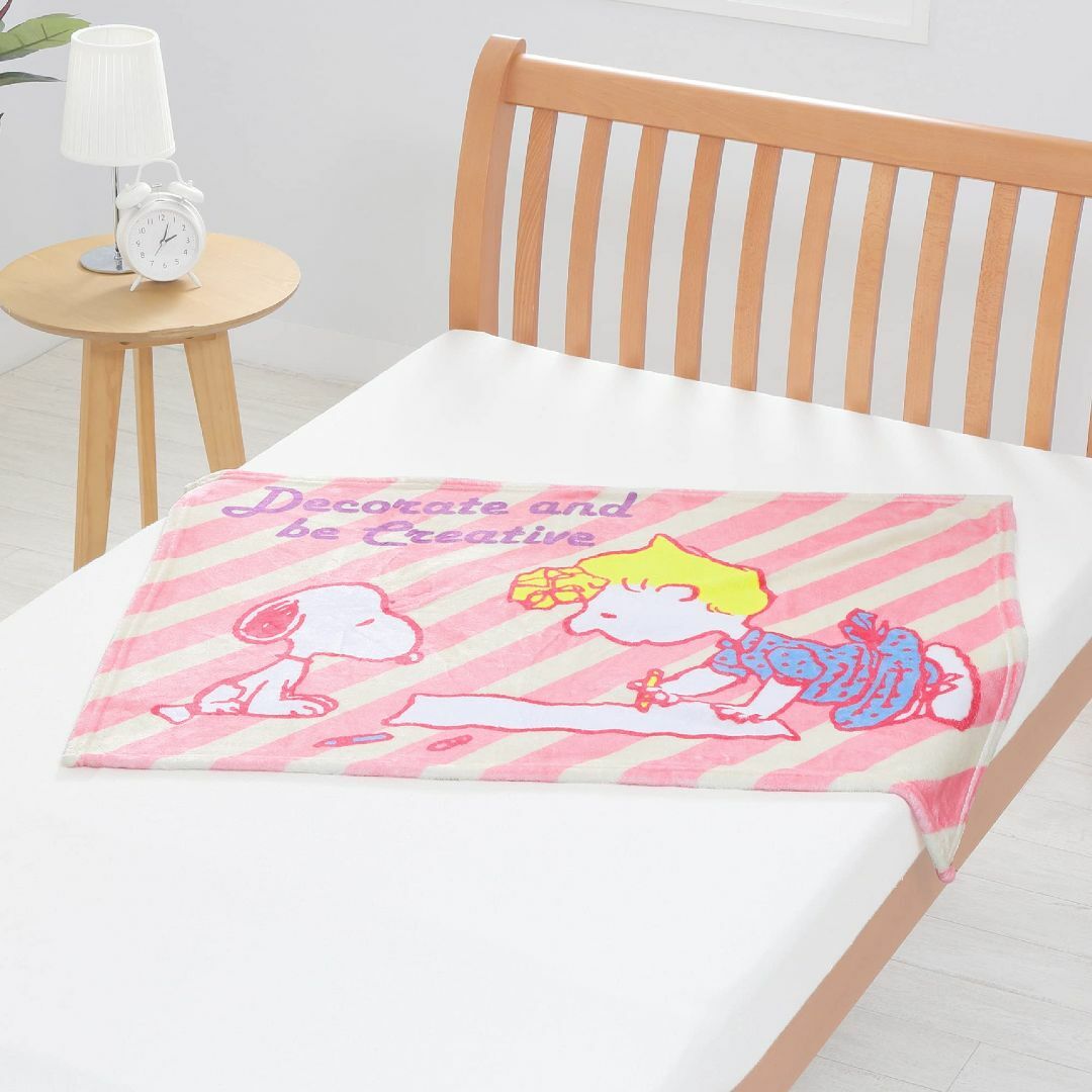【色: PN1652/ピンク】nishikawa 【 西川 】スヌーピー 毛布  インテリア/住まい/日用品の寝具(布団)の商品写真