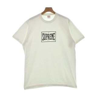 シュプリーム(Supreme)のSupreme シュプリーム Tシャツ・カットソー L 白 【古着】【中古】(Tシャツ/カットソー(半袖/袖なし))