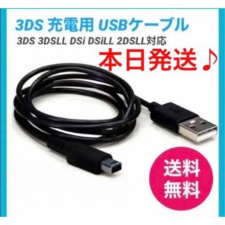 ニンテンドー3DS(ニンテンドー3DS)の⭕️3DS 充電器 ケーブル　　(携帯用ゲーム機本体)